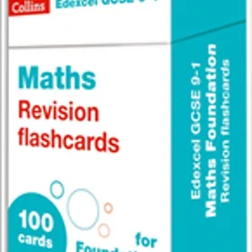 HarperCollins Edexcel GCSE 9-1 Maths Foundation Revision Flash Cards 4-Pack