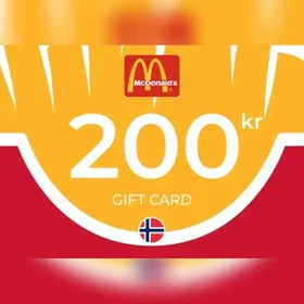 McDonald's Gavekort 200 NOK