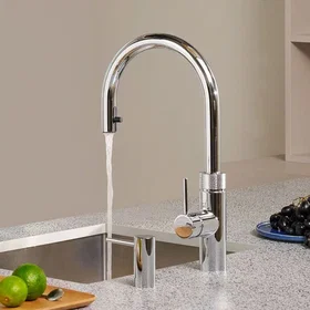 Quooker Fusion Round Kitchen Mixer Tap FNRCHR (Chrome)