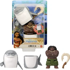 Mattel Disney Moana Shapeshifting Shark Maui Doll Transforming Shark Outfit 0194