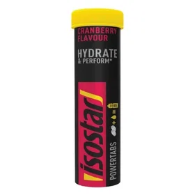 Isostar Power Tabs Cranberry 120g 6 pack