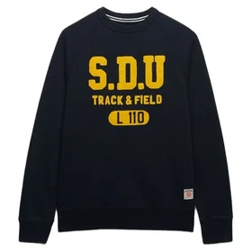 Superdry Ath Felt Applique Relaxed Crew Sweatshirt (Herr)