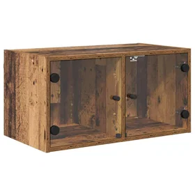 vidaXL High Cabinet Gammalt trä 68x37x35cm (882914)
