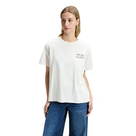 Lee Blue Jeans Relaxed Fit Kortärmad T-shirt (Dam)