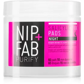 NIP+FAB NIP+FAB Salicylic Fix Rengöringsrondeller för natten 60 st.