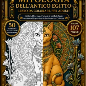 Mitologia dell'Antico Egitto Färgläggningsbok för Vuxna