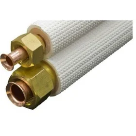 Sanitaire-distribution Double Copper Coupling 5ML 1/4"x3/8" (515902)
