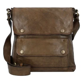 Campomaggi Sac Bandoulière (Cuir Olive 30 cm)