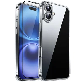 RURIHAI 2-i-1 Flexibelt Plastfodral för iPhone 16