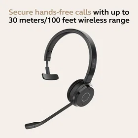 Jabra Evolve 65 TE MS Mono Wireless On-ear Headphones