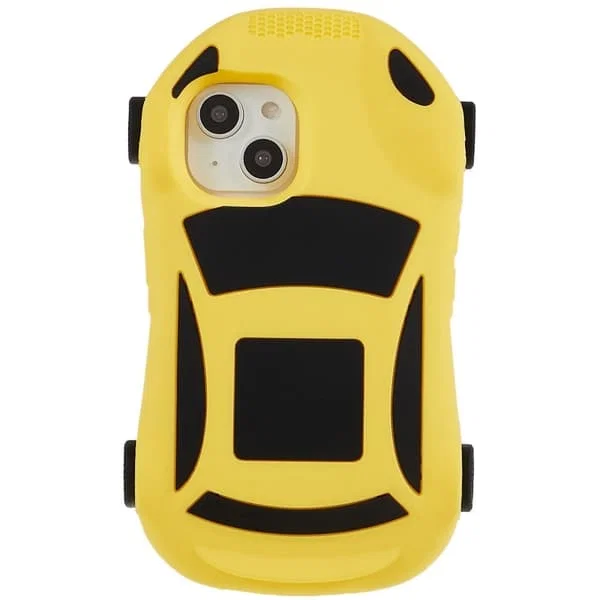 iPhone Racing Car Shape Silicone Case for 14 Plus
