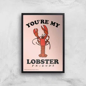 Zavvi Friends Lobster Giclee Art Print A2 lot de 2