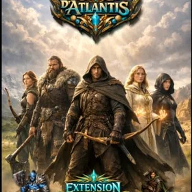 Royaumes Atlantis Taktisk Wargame-tillägg med figurer