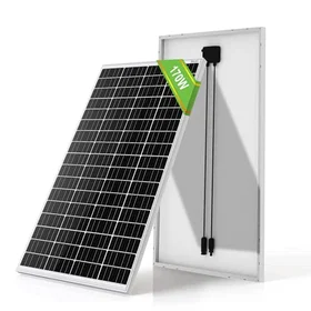Eco-Worthy monokristallin solpanel 170 W solmodul 12 V