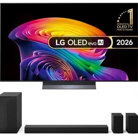 LG C6 55" 4K Ultra HD OLED evo AI Smart TV (2026) - OLED55C66LB + Soundbar US60T