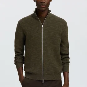 Selected Full-Zip Cardigan (Herr)