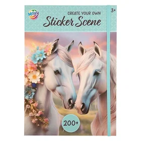 Moxy Hest Sticker Scene Book 200+ stickers