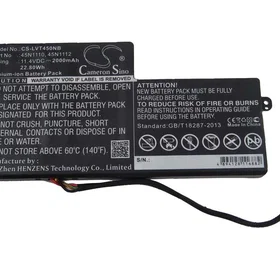 Powery Batterie d'ordinateur portable pour Lenovo Type 45N1113