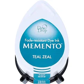 Tsukineko Memento Dew Drop Bläckspad - Teal Zeal Liten