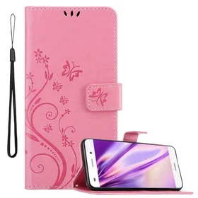 Cadorabo Blomster Lommebokcase for Huawei P8 Lite 2015