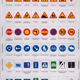 Larsen Vägmärken 48 Bitar