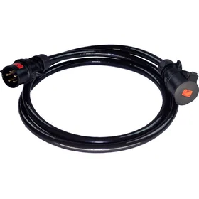 DANCABLES 6228101358 Förlängningskabel 5G16 63A 10M CEE IP67 Svart