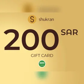 Shukran Carte cadeau 200 SAR