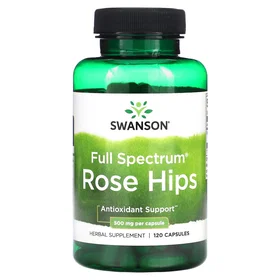 Swanson Full Spectrum Rose Hips 500mg 120 Capsules