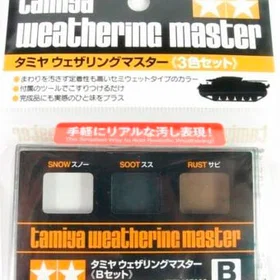 Tamiya Weathering Master B-Set Snow Soot Rust