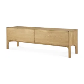 Ethnicraft PI TV Bench 51344 Ek 1 Flip-Down Door 1 Drawer 164cm