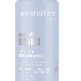 Lee Stafford Bleach Blondes Ice White Toning Shampoo 250ml