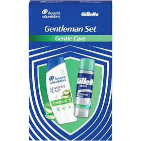 Gillette Gentleman Set Gentle Care Lahjasetti miehille
