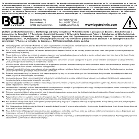 BGS Technic 6185-T60 Douille à embouts à choc 3/4"