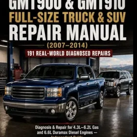 GMT900 & GMT910 Full-Size Truck & SUV Repair Manual (2007–2014)