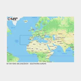 C-Map Discover Southern Europe Continental+ Nautical Chart