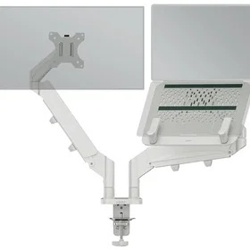 Leitz Ergo Urymmesbesparande Dubbel Monitorarm & Laptopställ 65380085