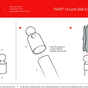 RAM Mount RAP-BB-230-24-201U Skärmställ