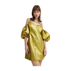 Stine Goya Brera Organza Jacquard Kort Kjole