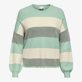 Only carAtia Life L/S Stripe Pullover Knit (Dame)
