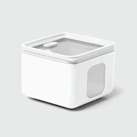 BlimPlus Contenant Alimentaire Blanc en Plastique