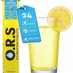 O.R.S. Hydration Tablets Lemon 24 Tablets
