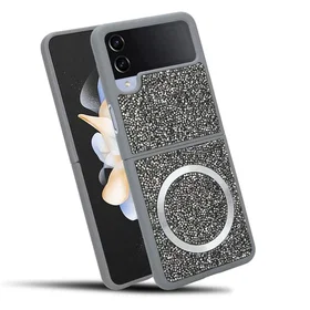 Cadorabo Étui Diamant avec MagSafe pour Samsung Galaxy Z Flip 4