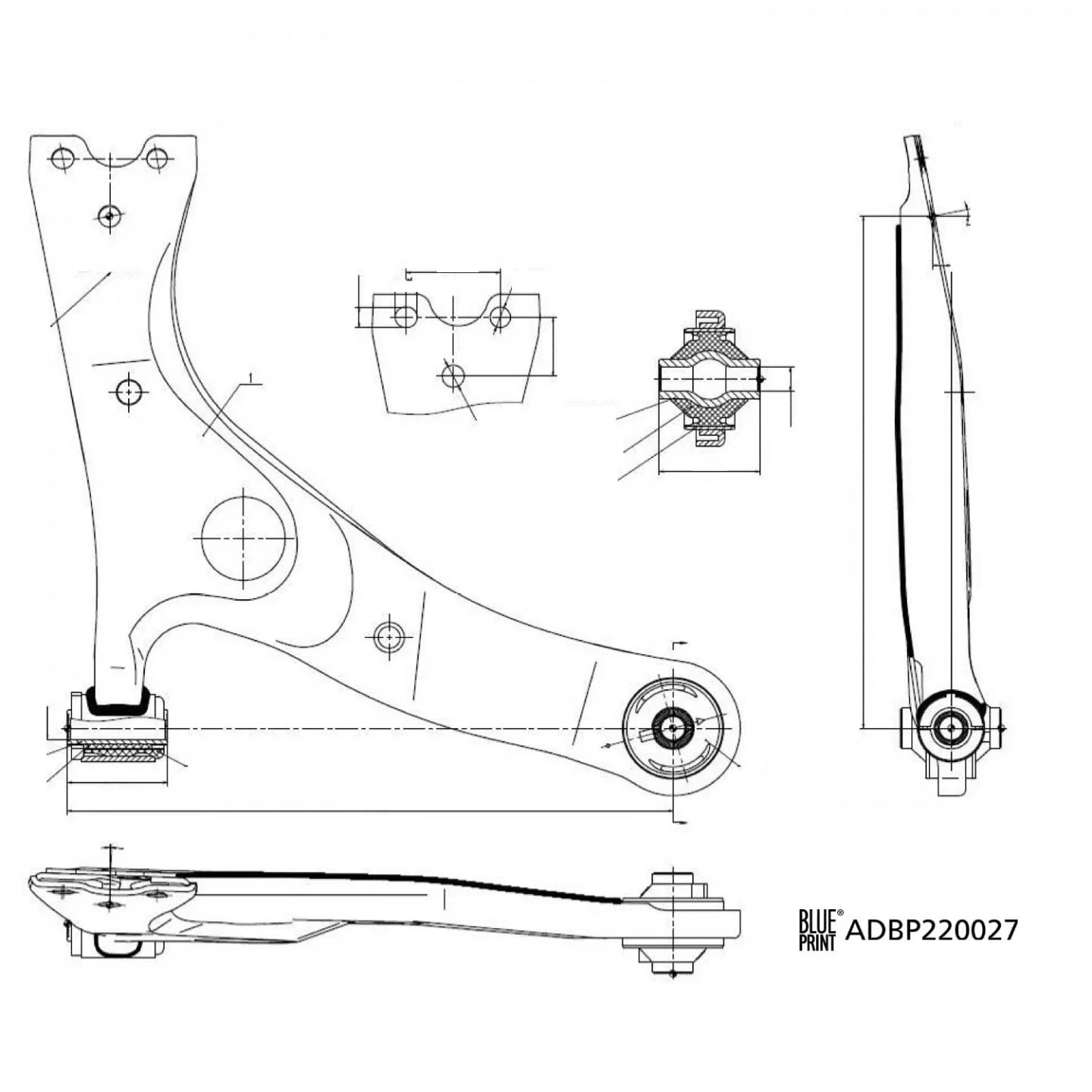 Blue Print ADBP860200 Control Arm