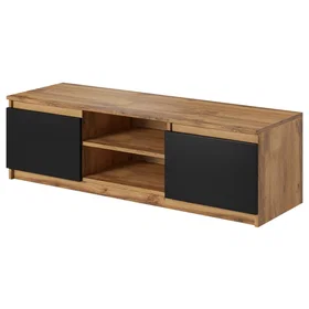 Bestmobilier Robin 1108_6501 Meuble TV 2 étagères 120cm