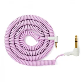 myVolts ACV8PU 3.5mm to 6.35mm Angled Coil Cable 100cm Jellybean