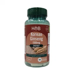 Holland & Barrett Korean Ginseng 1500mg 90 Kapslar