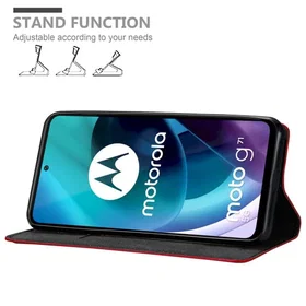 Cadorabo Etui med Magnetisk Lukning Stativfunktion og Kortficka til Motorola Mot