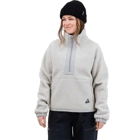 Jones Campfire Recycled Sherpa Demi-Zip Sweatshirt (Femme)