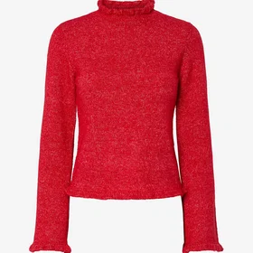 Pieces Jasmijn LS High Neck Sweatshirt (Dame)