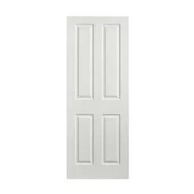 Premdor 12611 Interior Door 4-Panel Textured White 12611